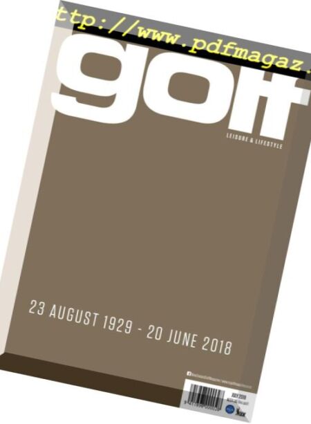 New Zealand Golf – July 2018 Cover