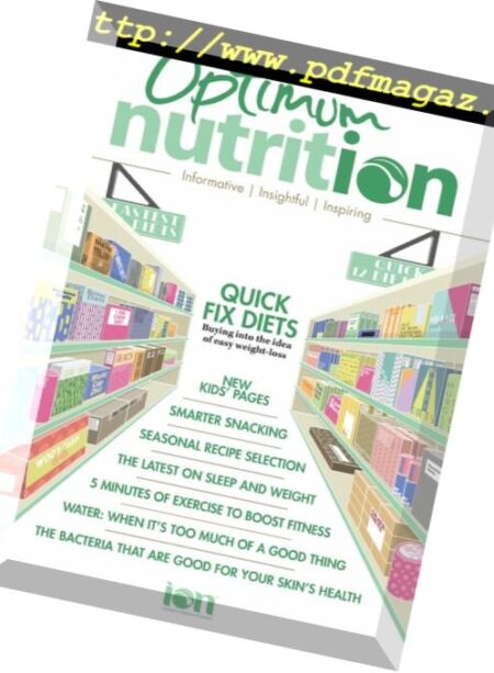 Optimum Nutrition – July 2018 Cover
