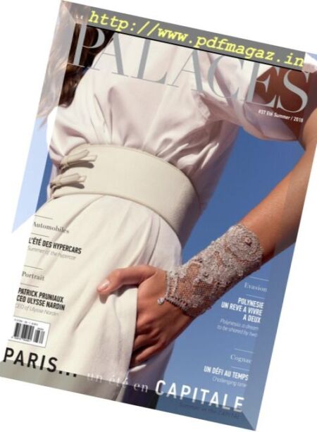 Palaces Magazine – Summer 2018 Cover