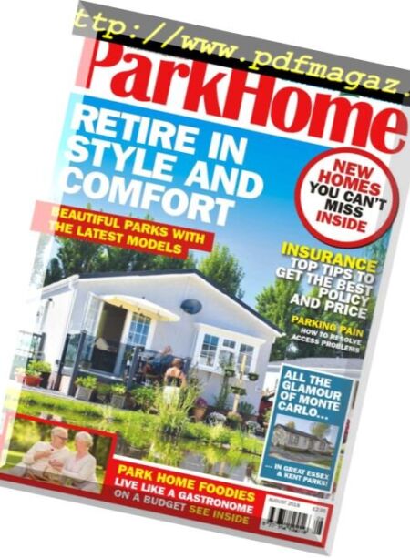 Park Home & Holiday Caravan – August 2018 Cover