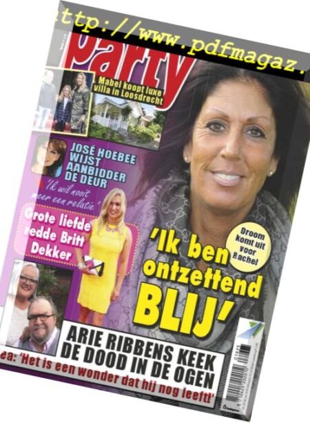 Party Netherlands – 26 Juni 2018 Cover