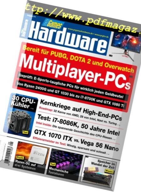 PC Games Hardware – August 2018 Cover