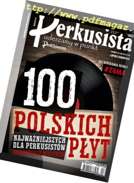Perkusista – Lipiec-Sierpien 2018 Cover