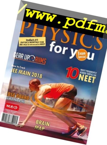 Physics For You – April 2018 Cover