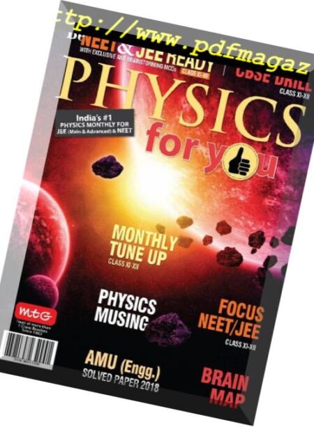 Physics For You – August 2018 Cover