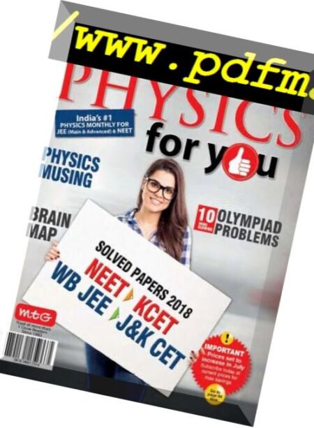 Physics For You – June 2018 Cover