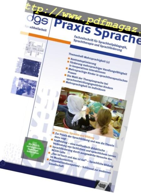 Praxis Sprache – Juli 2018 Cover