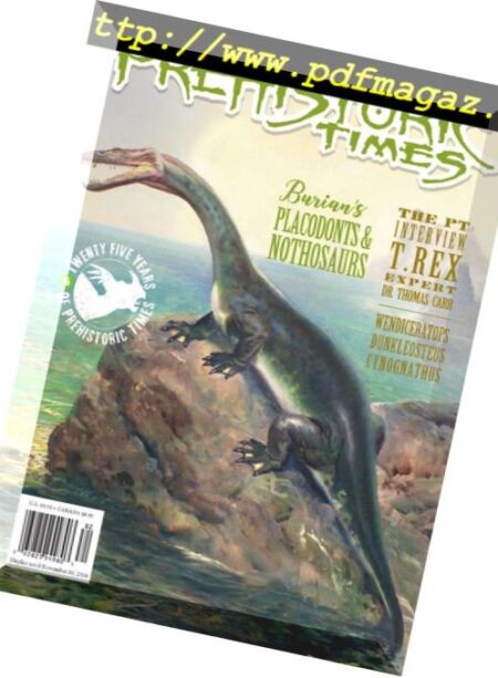 Prehistoric Times – July 2018 Cover