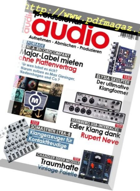 Professional Audio – Juli 2018 Cover