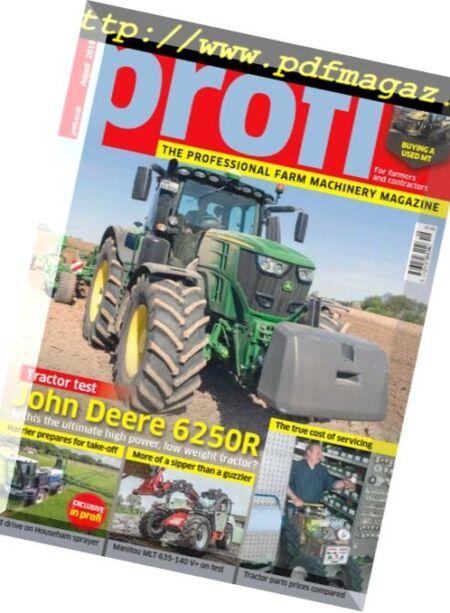 Profi International – August 2018 Cover