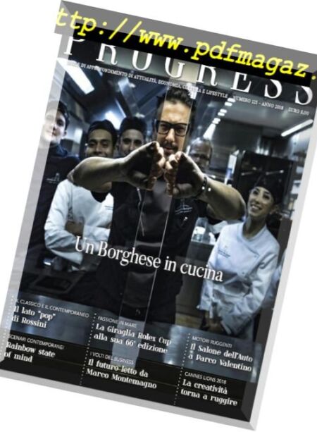 Progress – Giugno 2018 Cover