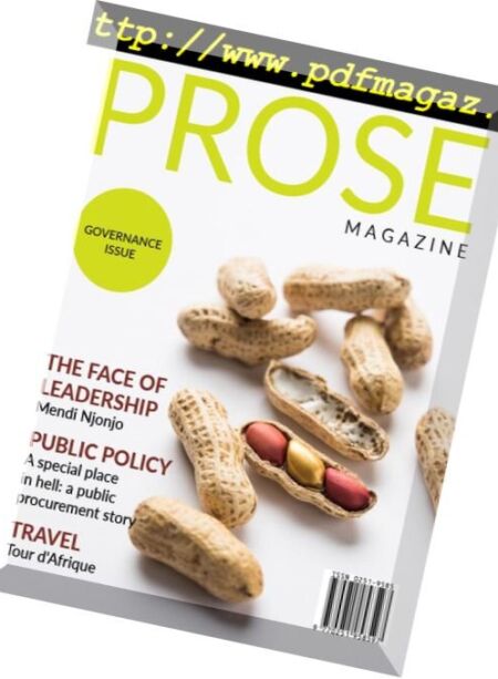 Prose Magazine – June 2018 Cover