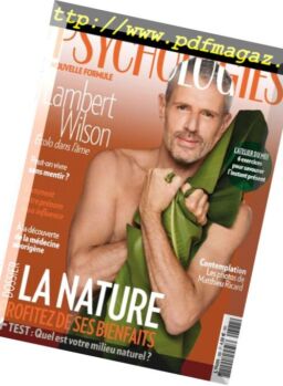 Psychologies France – aout 2018