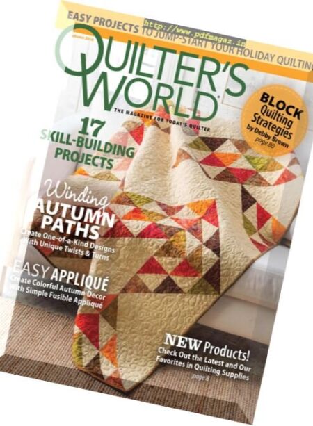 Quilter’s World – Autumn 2018 Cover
