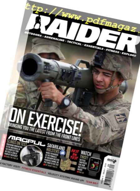 Raider – July 2018 Cover