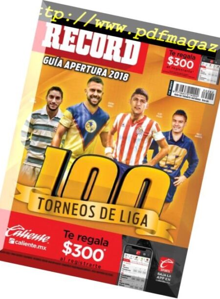 Record Ediciones especiales – julio 2018 Cover