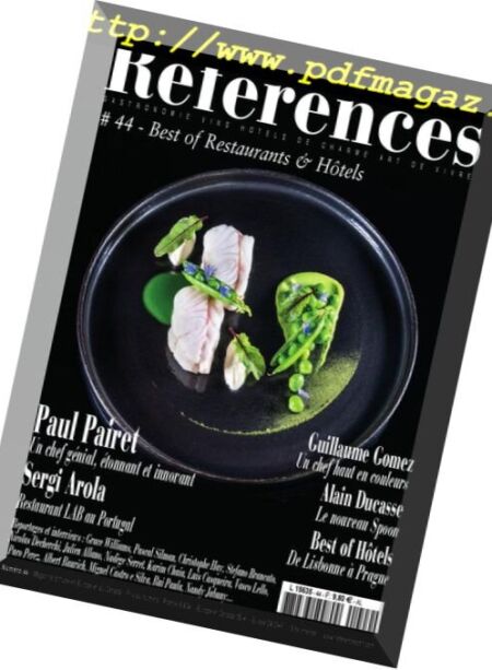 References Hoteliers Restaurateurs – N 44, 2018 Cover