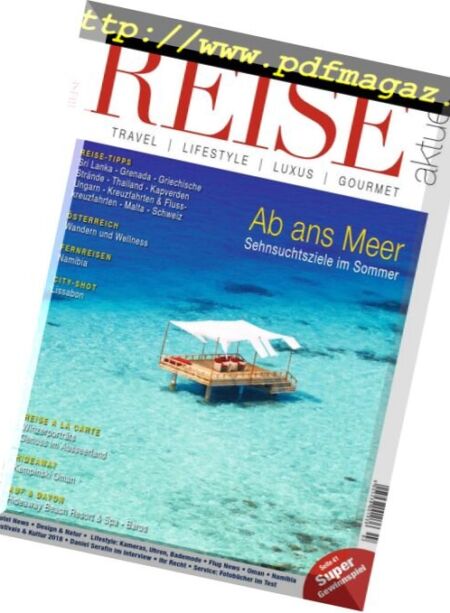 Reise Aktuell – Sommer-Herbst 2018 Cover