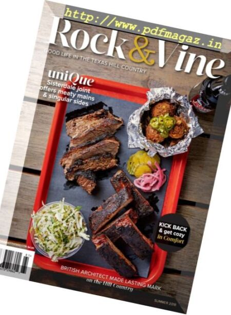 Rock & Vine – Summer 2018 Cover
