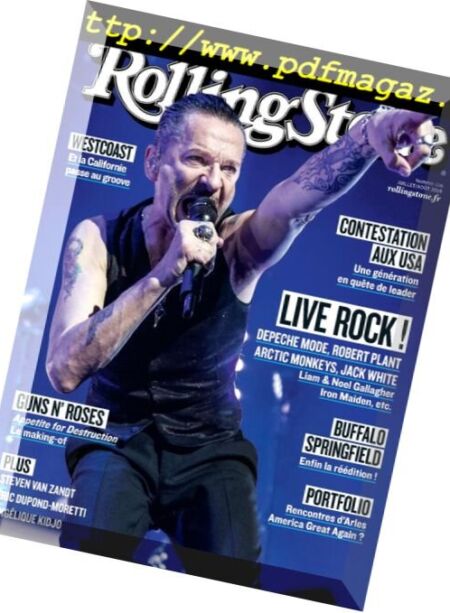 Rolling Stone France – juillet 2018 Cover