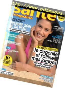 Sante Magazine – aout 2018