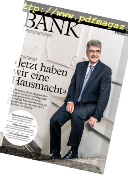 Schweizer Bank – Juli 2018 Cover
