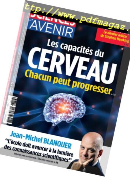 Sciences et Avenir – juin 2018 Cover
