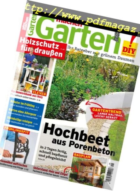 Selber Machen – Sonderheft Garten – Nr.1 2018 Cover