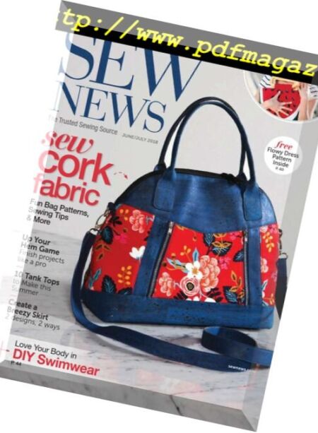 Sew News – June 2018 Cover