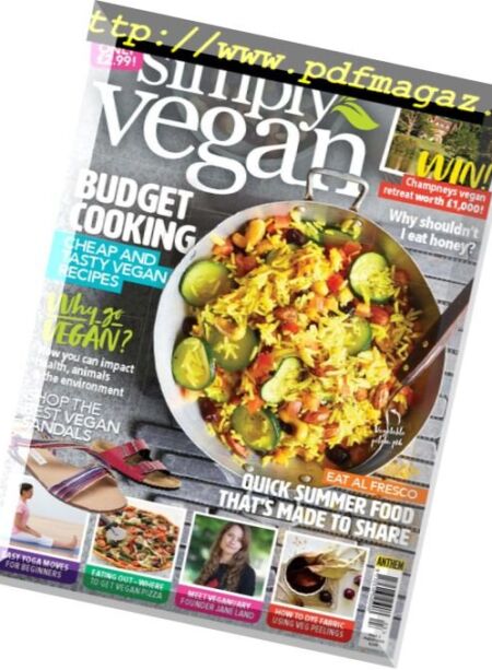 Simply Vegan – July 2018 Cover