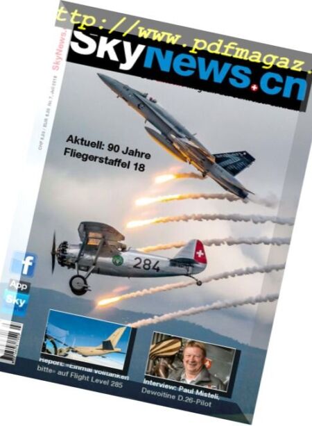 SkyNews.ch – Juli 2018 Cover