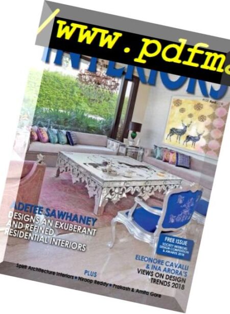Society Interiors – April 2018 Cover