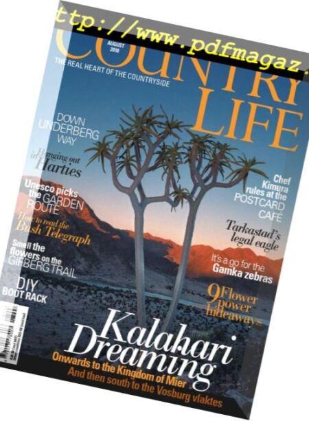 South African Country Life – August 2018 Cover