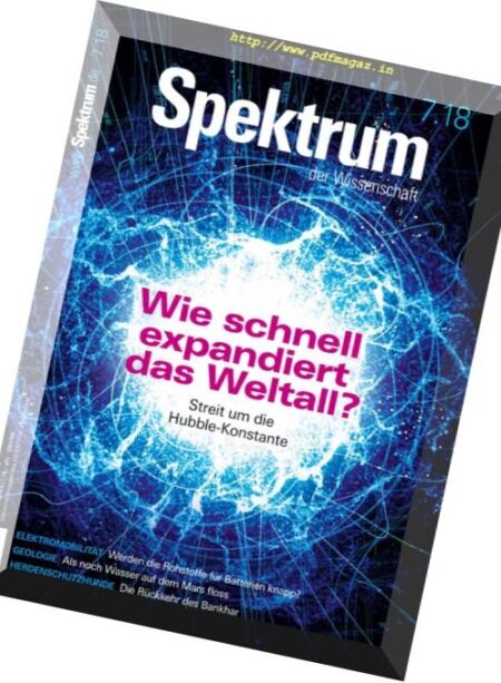 Spektrum der Wissenschaft – Juli 2018 Cover