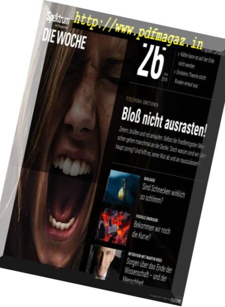 Spektrum Die Woche – 28 Juni 2018 Cover