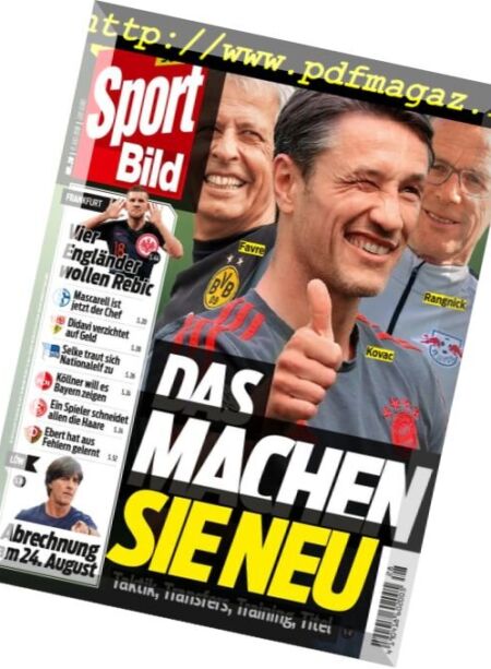 Sport Bild – 11 Juli 2018 Cover