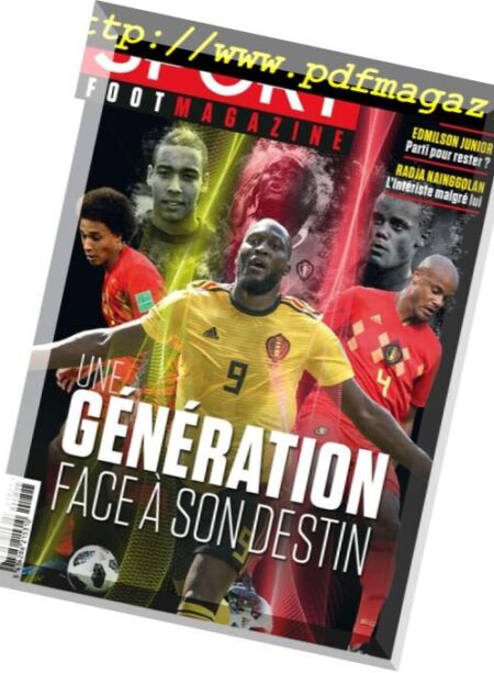 Sport Foot Magazine – 4 Juillet 2018 Cover