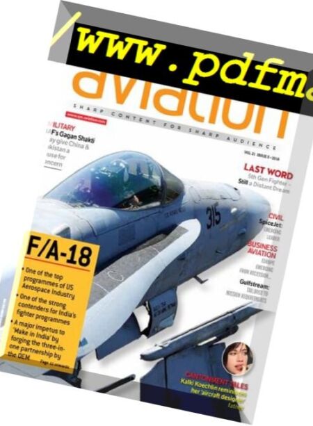 SP’s Aviation – May 2018 Cover