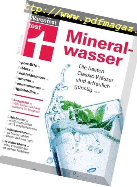 Stiftung Warentest Test – Juli 2018 Cover