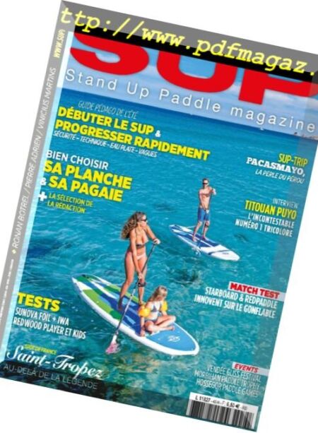 SUP magazine – juillet 2018 Cover