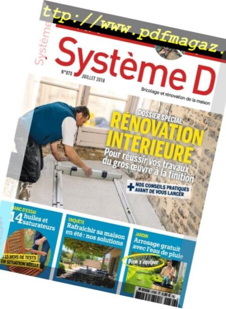 Systeme D – juillet 2018 Cover