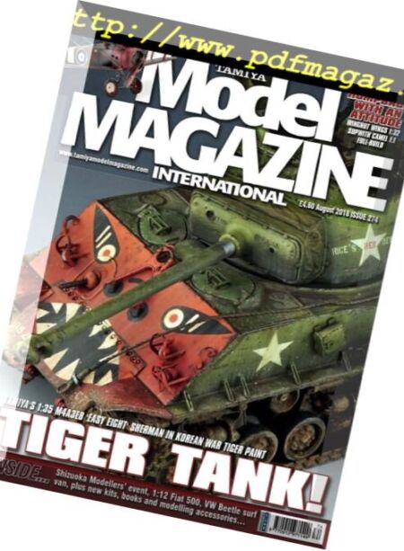 Tamiya Model Magazine – August 2018 Cover