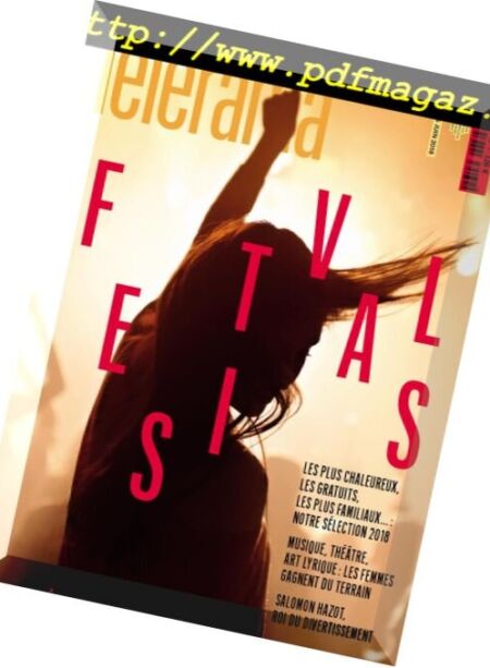 Telerama Magazine – 09 juin 2018 Cover