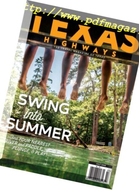 Texas Highways – July 2018 Cover