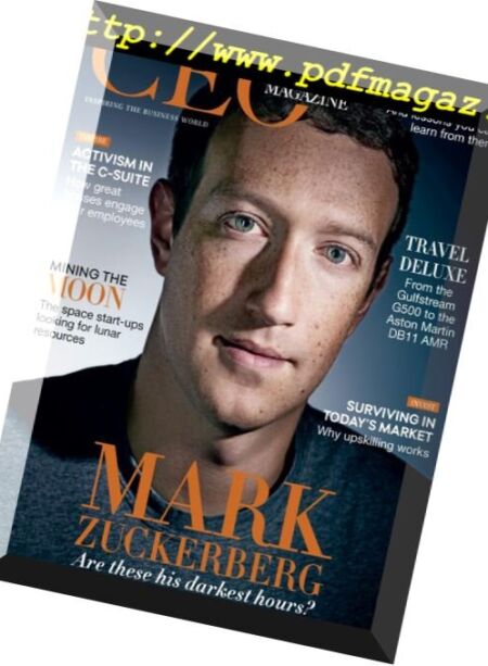 The CEO Magazine Asia – July 2018 Cover
