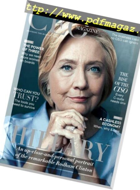 The CEO Magazine EMEA – June 2018 Cover