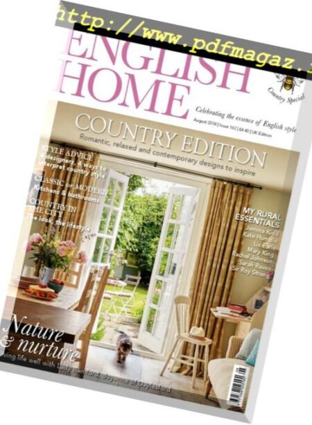 The English Home – August 2018 Cover