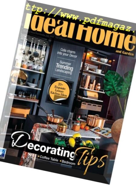 The Ideal Home and Garden India – July 2018 Cover