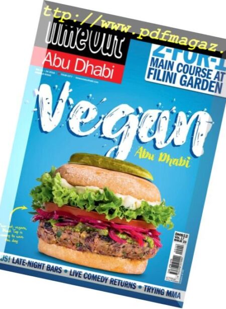 TimeOut Abu Dhabi – July 11, 2018 Cover