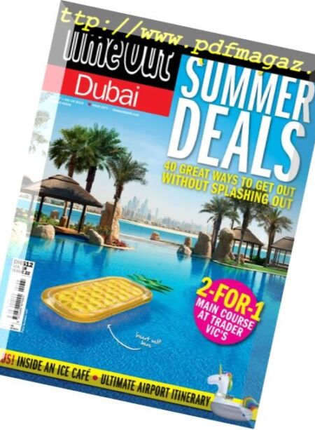 TimeOut Dubai – June 27, 2018 Cover